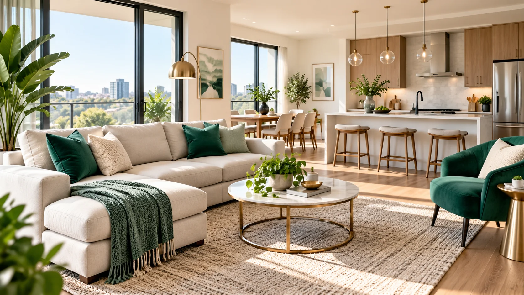 Bright modern apartment suitable for long-term rental